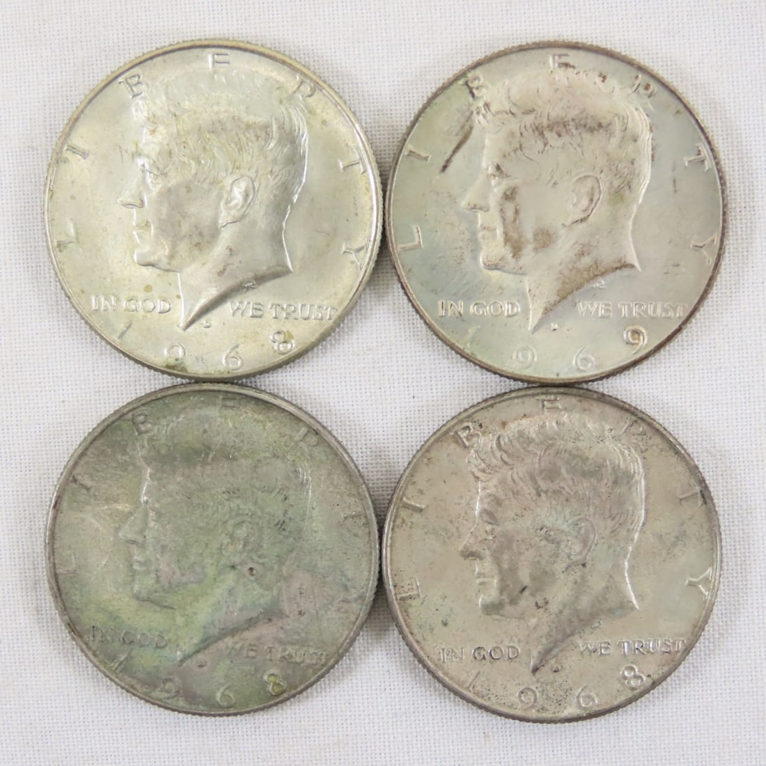 20 1965-1969 40% Silver Kennedy Half Dollars - 10