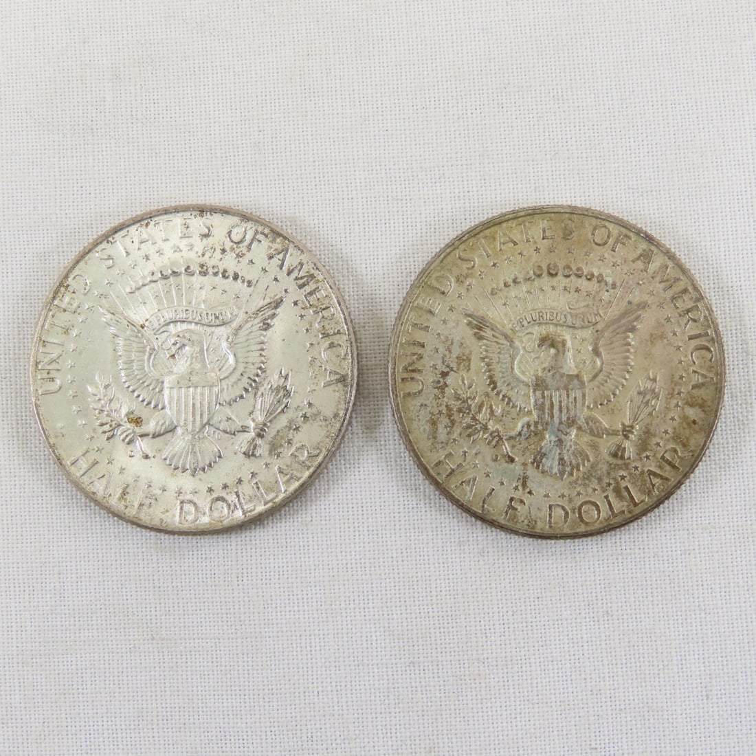 10 1964 90% Silver Kennedy Half Dollars - 3
