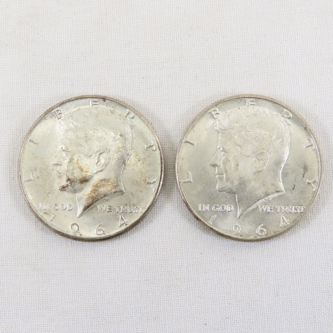 10 1964 90% Silver Kennedy Half Dollars - 4