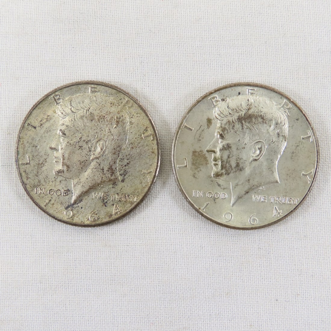 10 1964 90% Silver Kennedy Half Dollars - 6