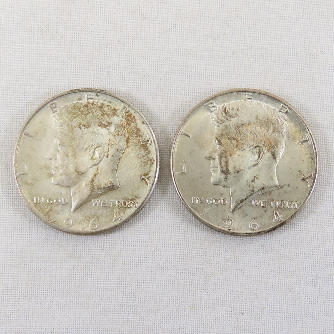 10 1964 90% Silver Kennedy Half Dollars - 8