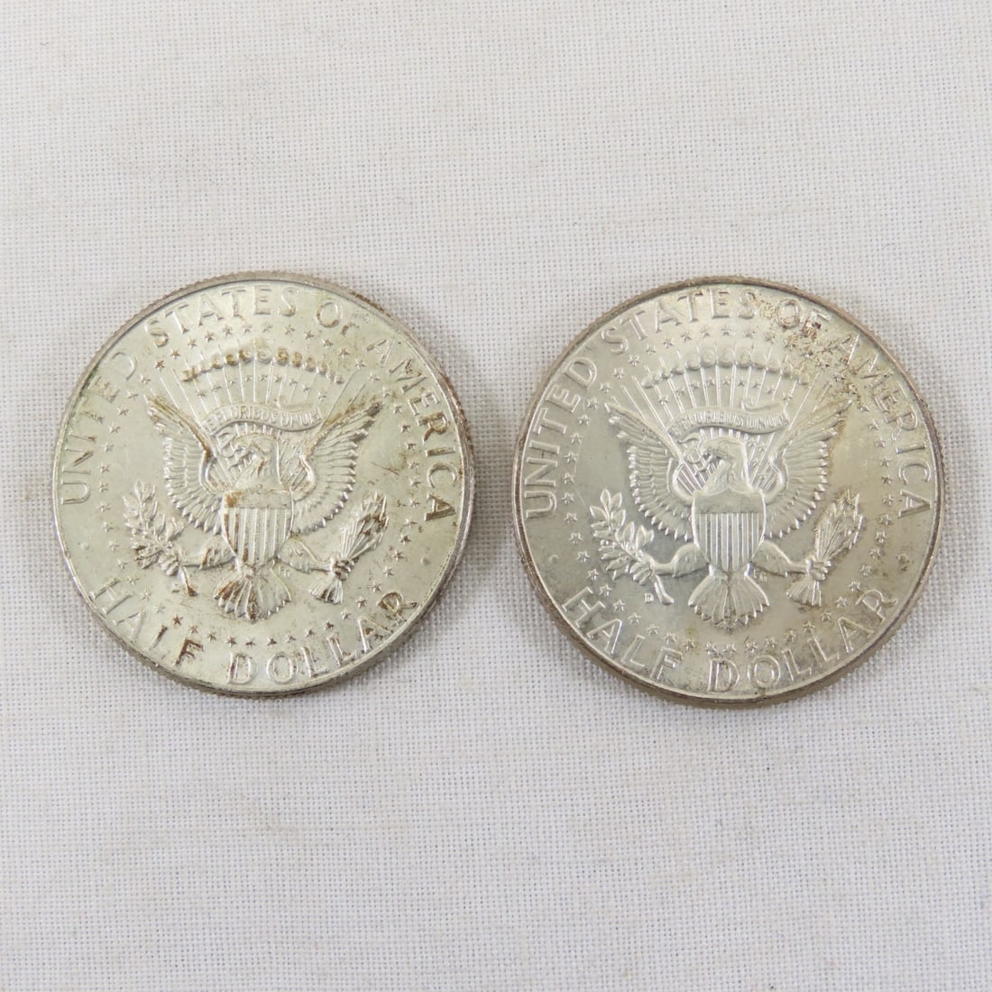 10 1964 90% Silver Kennedy Half Dollars - 9