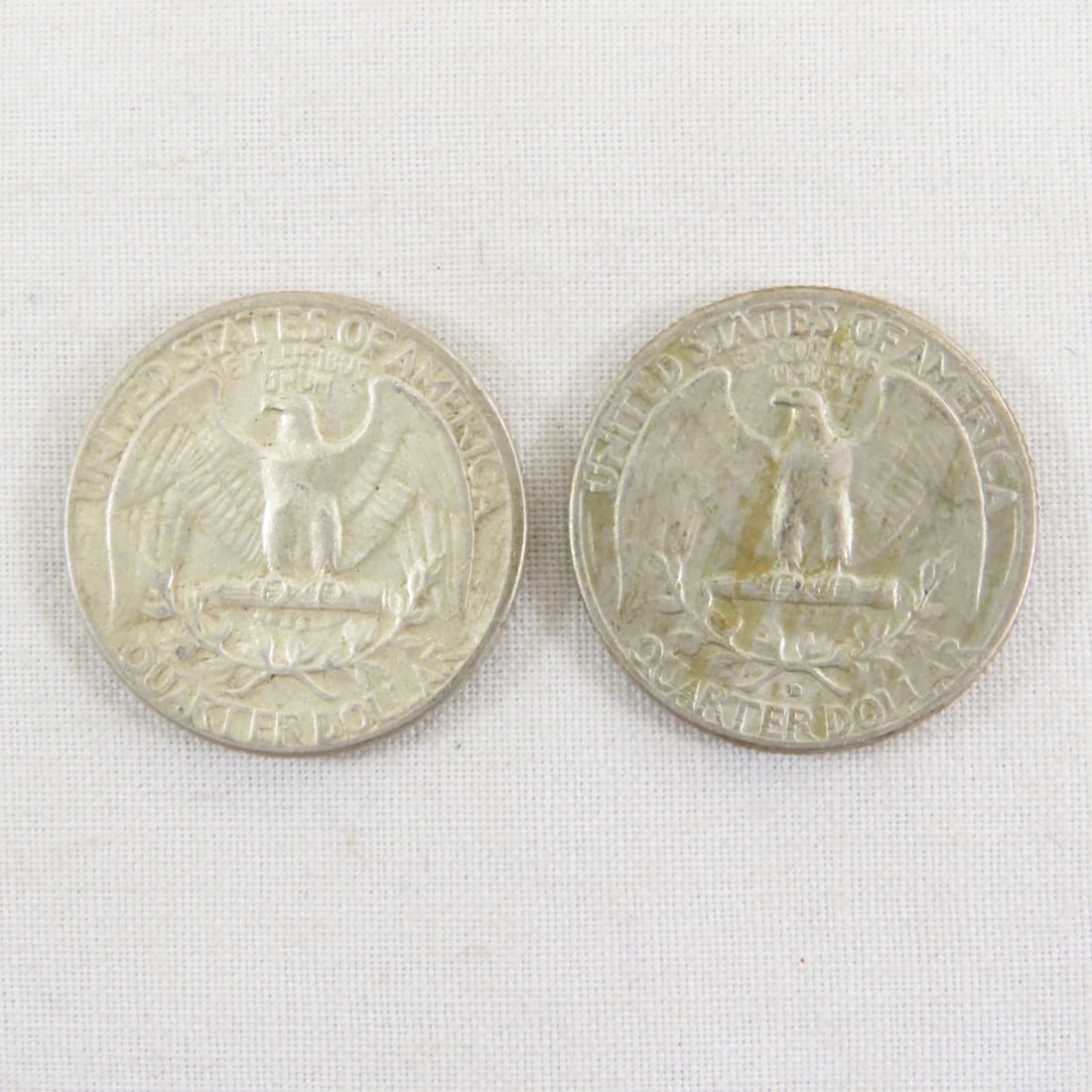 10 1964 90% Silver Washington Quarters - 5