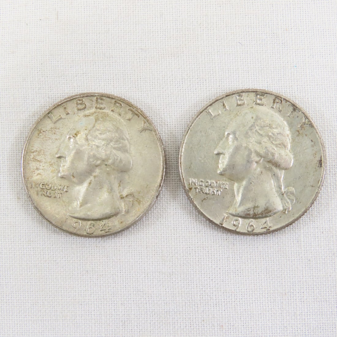 10 1964 90% Silver Washington Quarters - 6