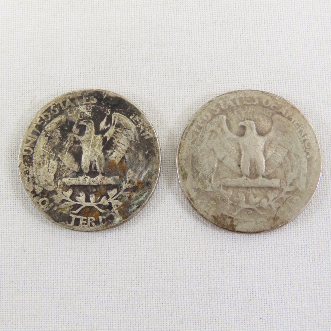 10 1940's & 1950's 90% Silver Washington Quarters - 5
