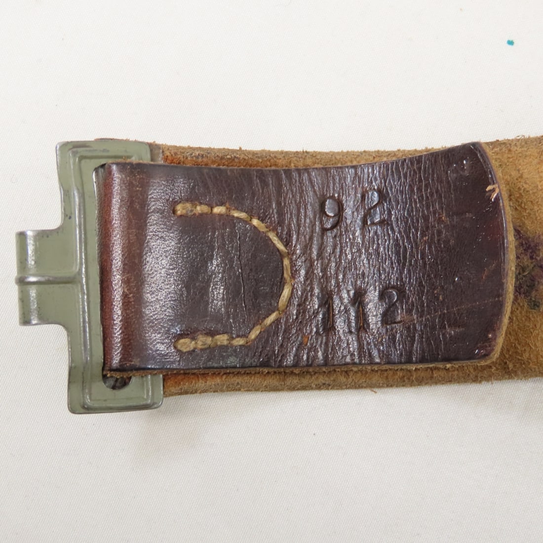 WWII German Waffen SS Enlisted NCO Buckle & Belt - 10
