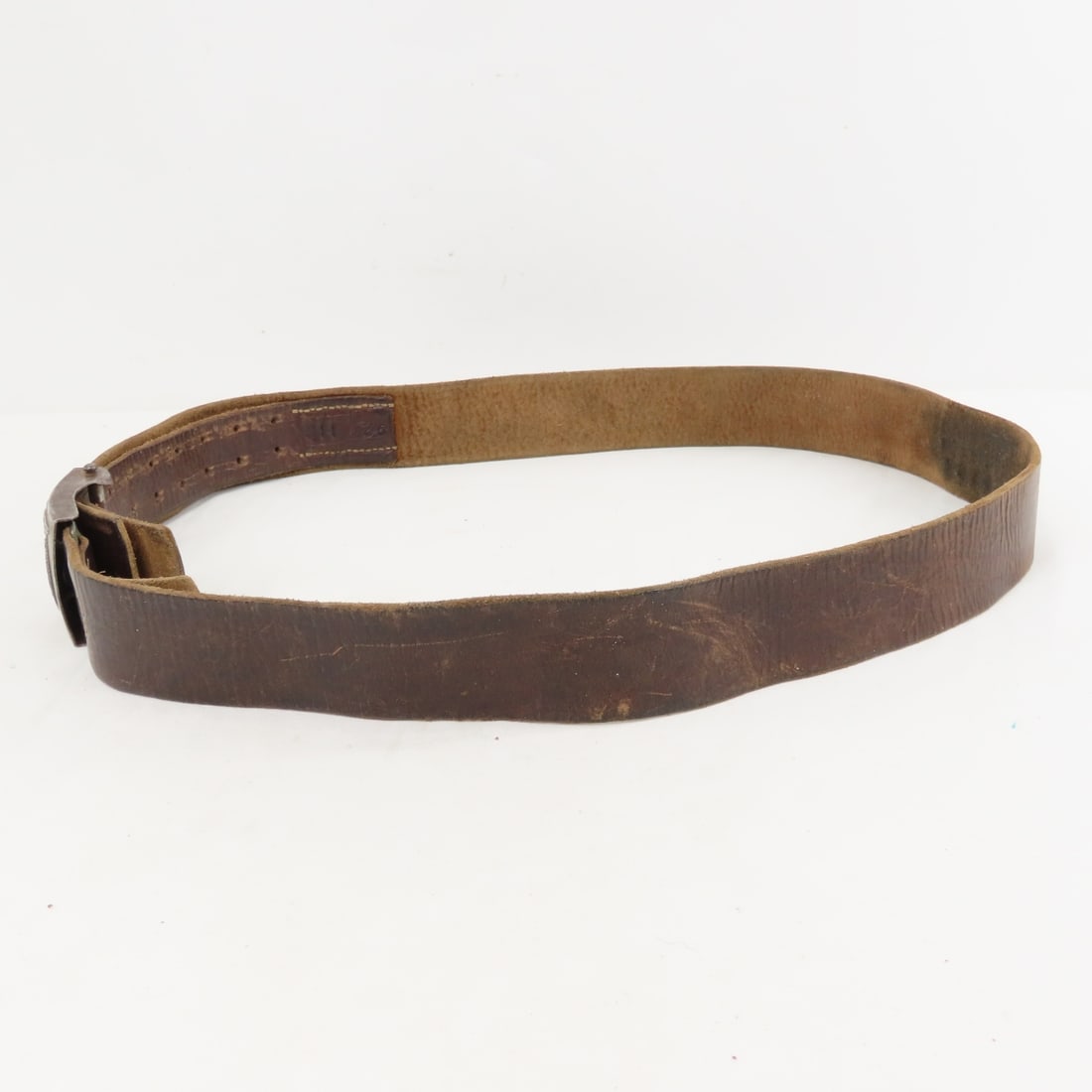 WWII German Waffen SS Enlisted NCO Buckle & Belt - 4