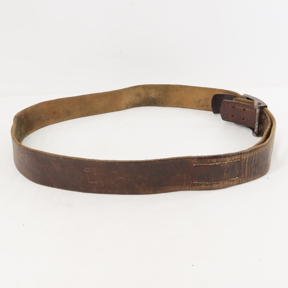 WWII German Waffen SS Enlisted NCO Buckle & Belt - 6