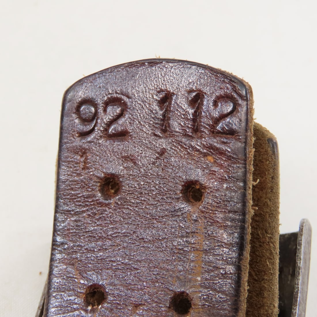 WWII German Waffen SS Enlisted NCO Buckle & Belt - 9