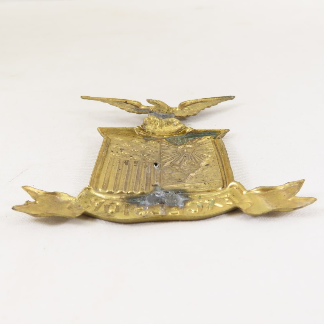 Pre-Civil War Era 8th Dragoons & Eagle Hat Plates - 10
