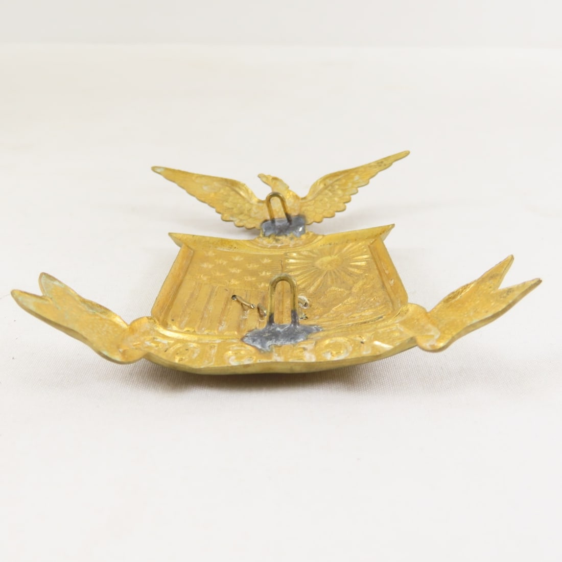 Pre-Civil War Era 8th Dragoons & Eagle Hat Plates - 7