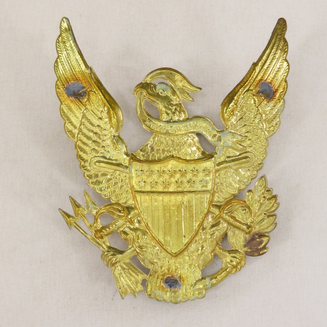 US Army Indian War Eagle Helmet Plates - 7