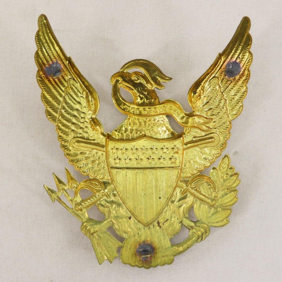 US Army Indian War Eagle Helmet Plates - 9