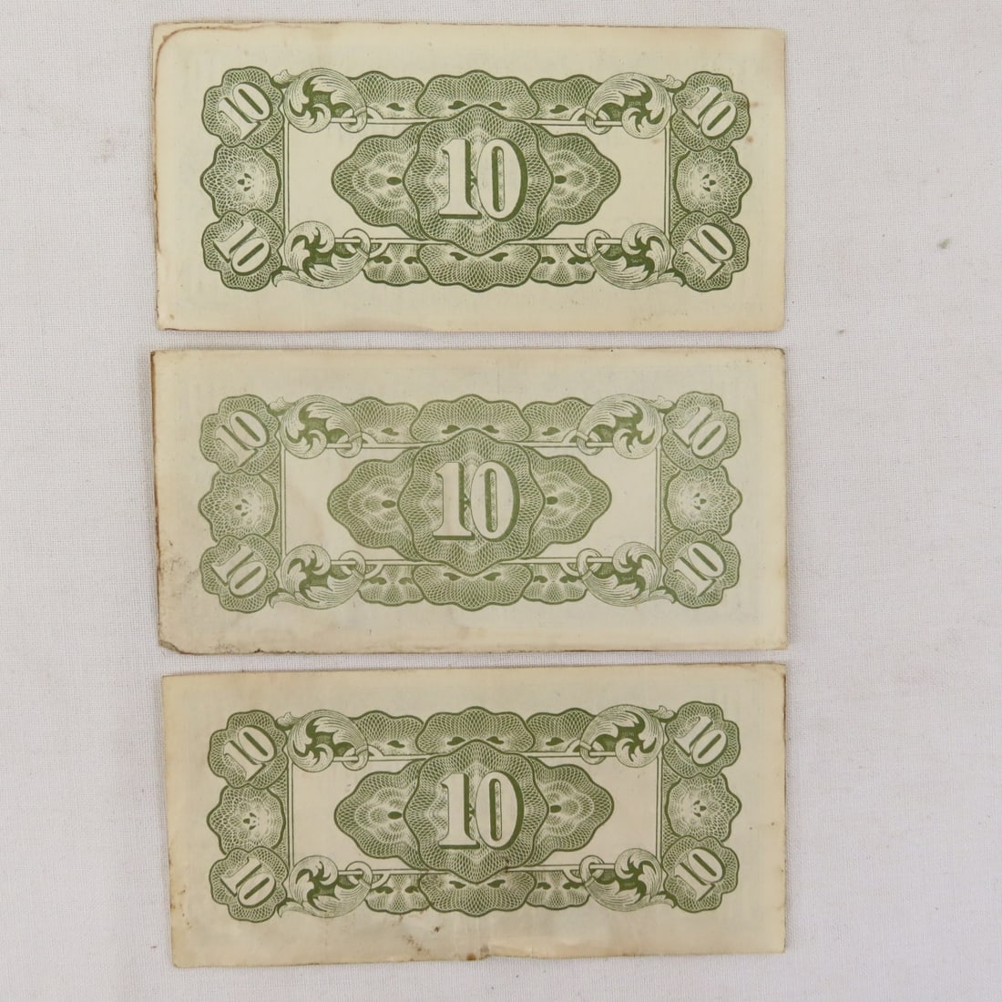 WWII Japanese Government EEN, 1, 5, 10 Cent Notes - 5