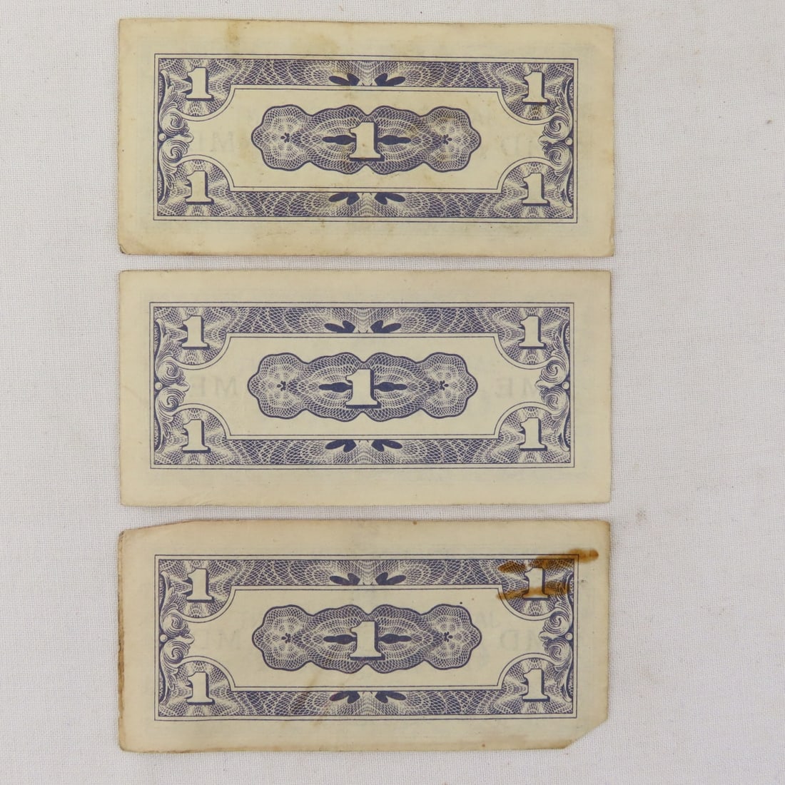 WWII Japanese Government EEN, 1, 5, 10 Cent Notes - 9