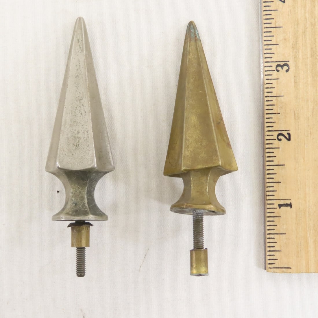 5 U.S. Indian War Fluted Helmet Spikes - 3