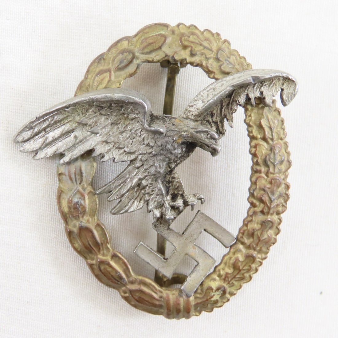 Luftwaffe Style Belt Buckle & 3 Badges - 7