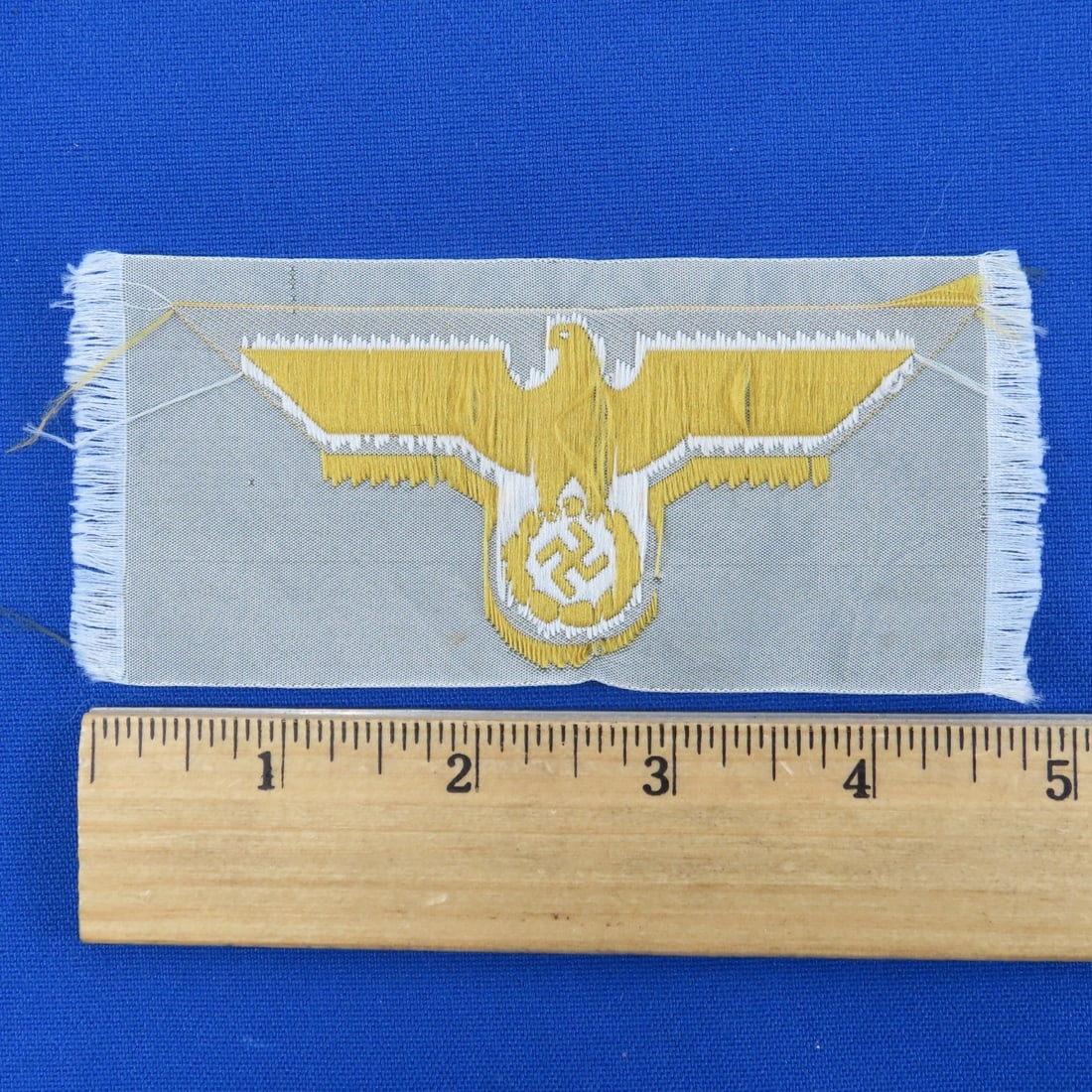2 WWII German Kriegsmarine Cloth Breast Eagle - 3