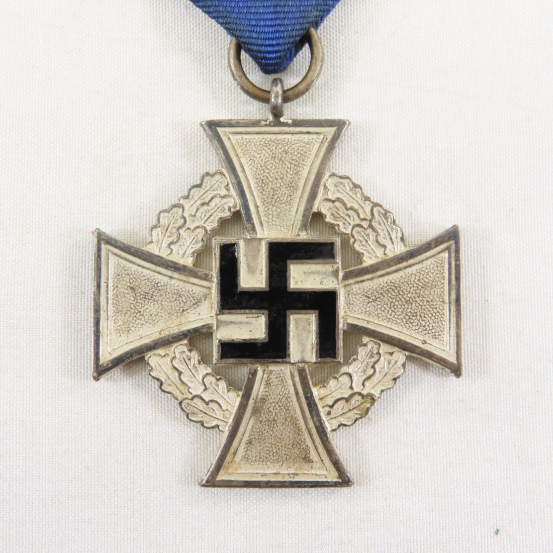 2 WWII German 25 Year Service Medals 1 with ribbon - 4