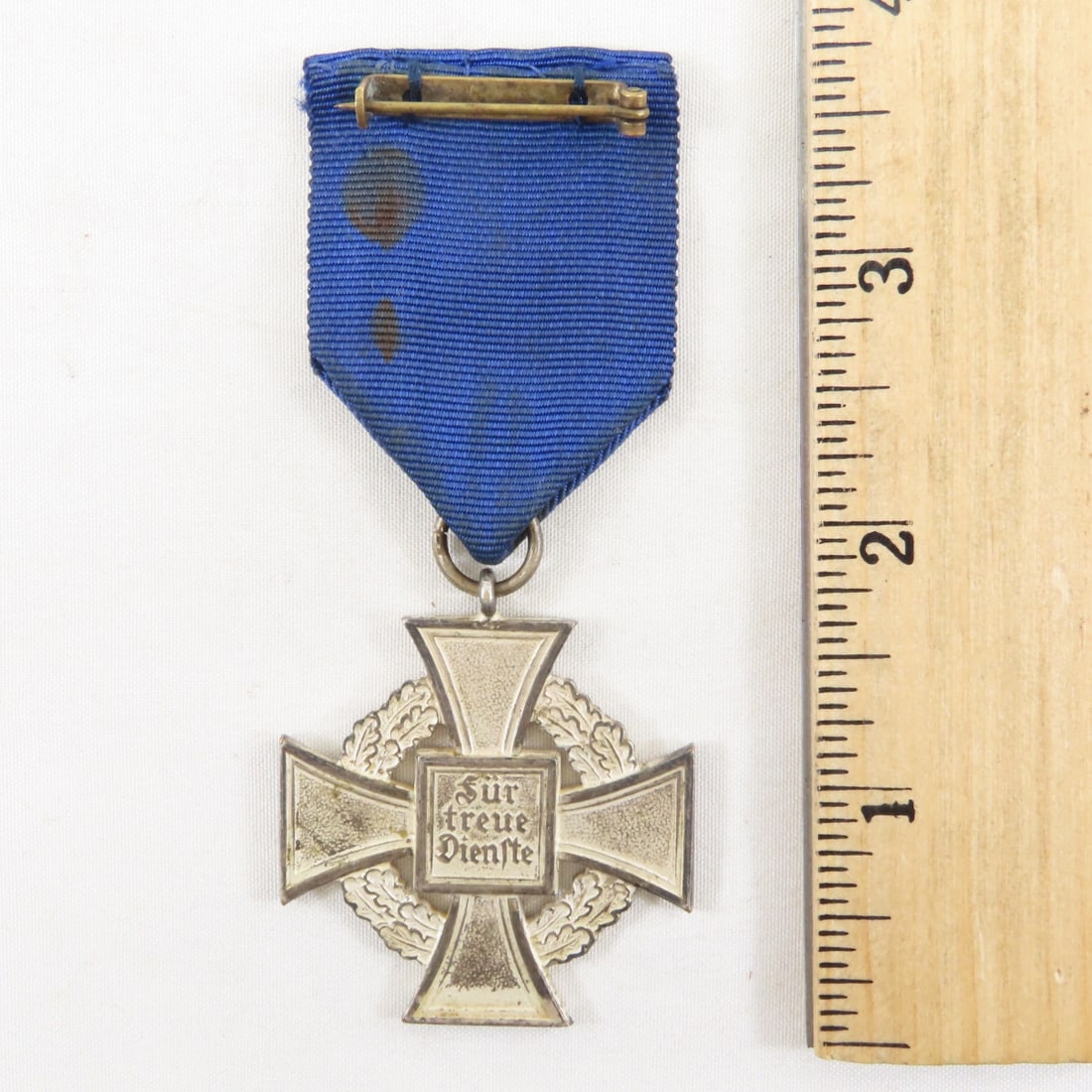2 WWII German 25 Year Service Medals 1 with ribbon - 5