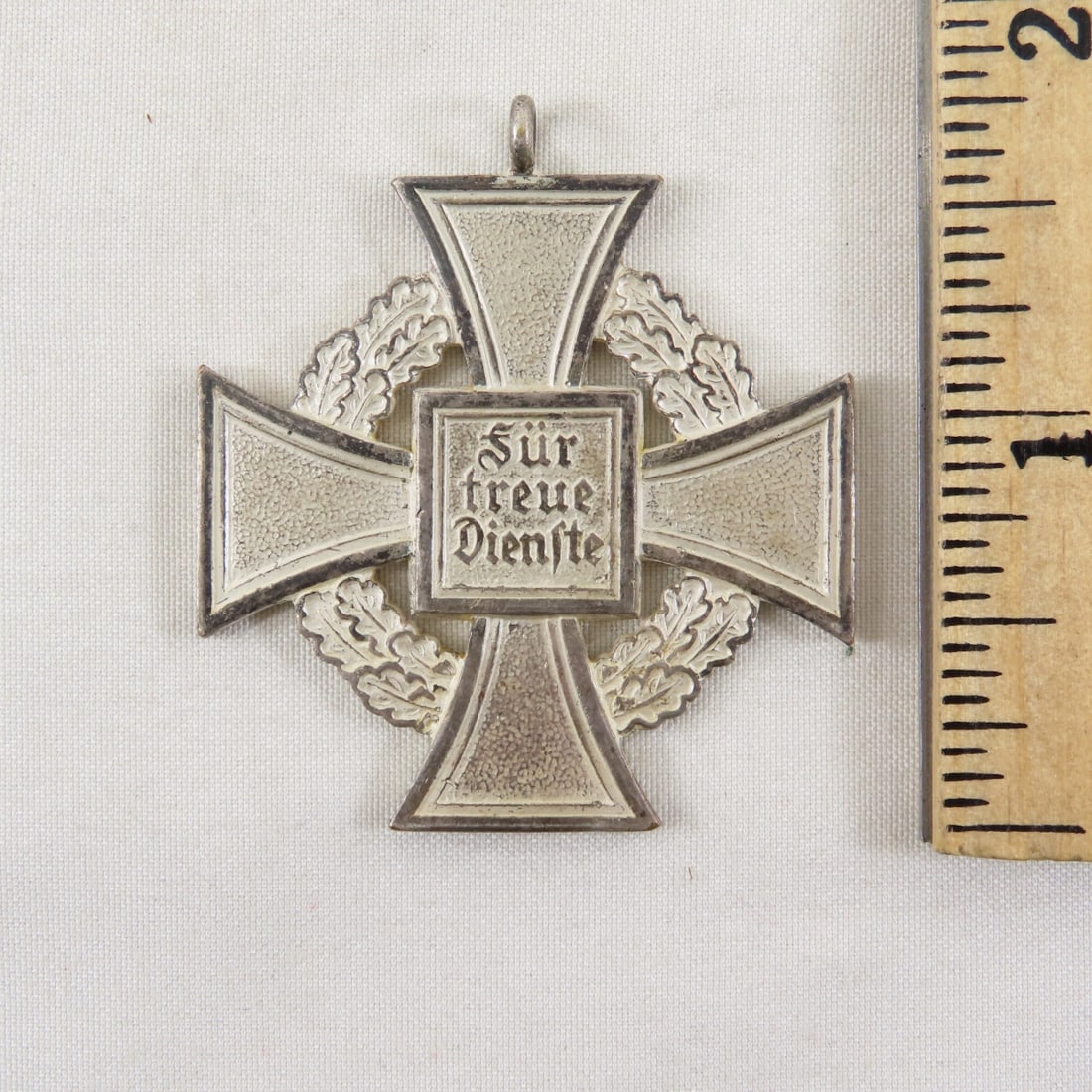 2 WWII German 25 Year Service Medals 1 with ribbon - 9