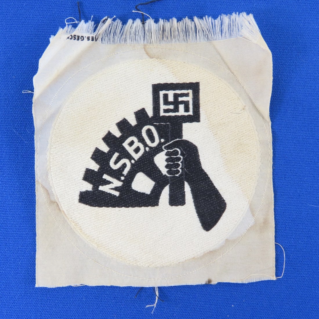 WWII German NSBO Sports Shirt Patch: WWII German NSBO Sports Shirt Patch - Measures approx 4 1/4 x 4 " Lot Size 4x3x1" 1 LB All information and photos are intended to be as accurate as possible, but errors are possible. No item may be