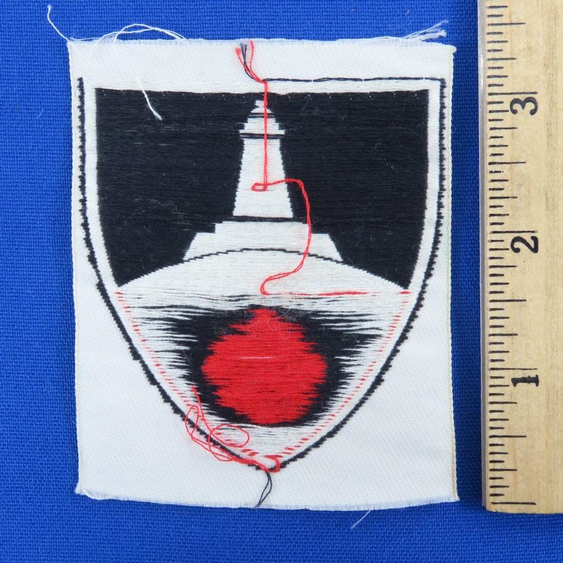 WWII German DRKB Armband Patch & Stick Pin - 3