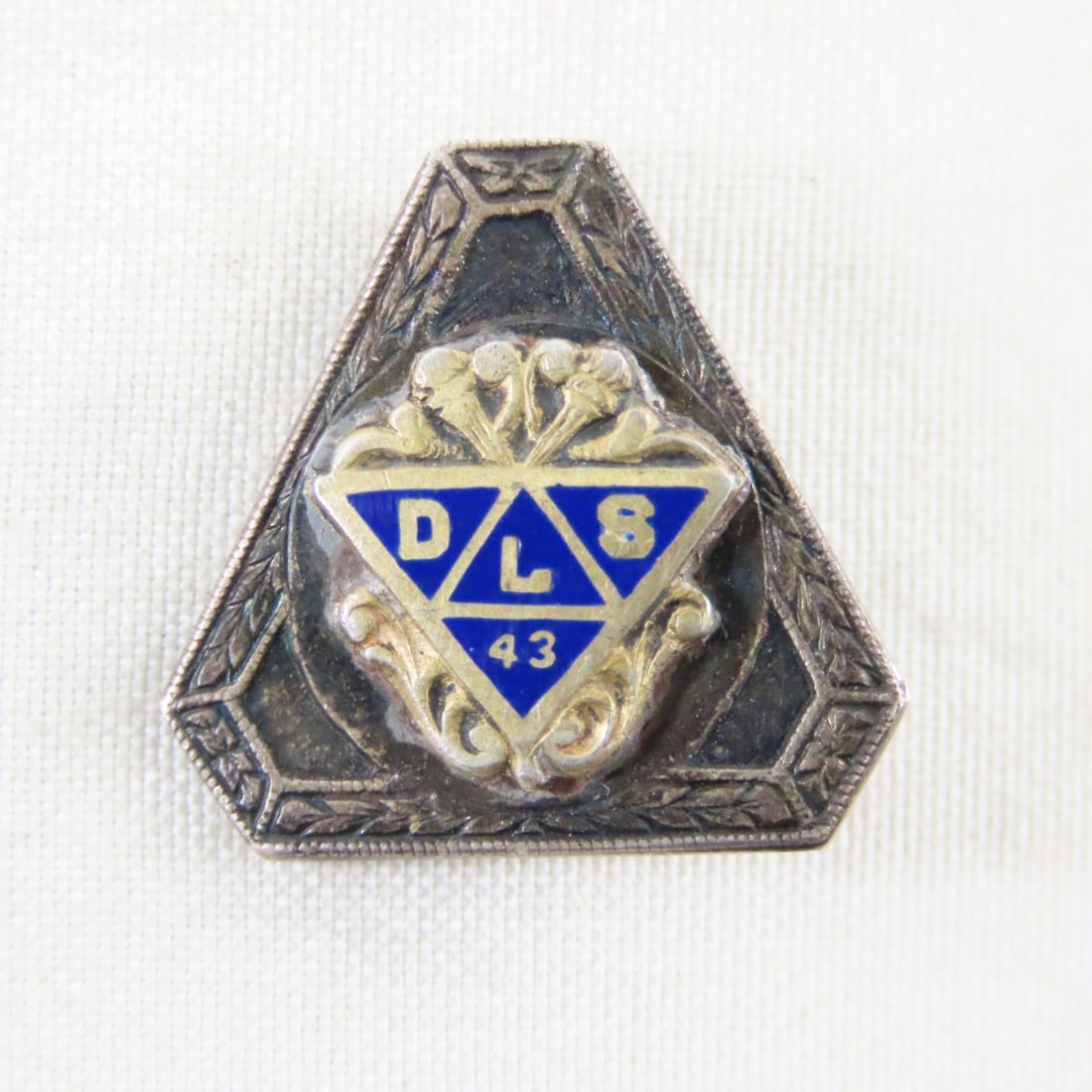 10k Gold Sears Pin, 1886 In His Name Sterling pin - 4