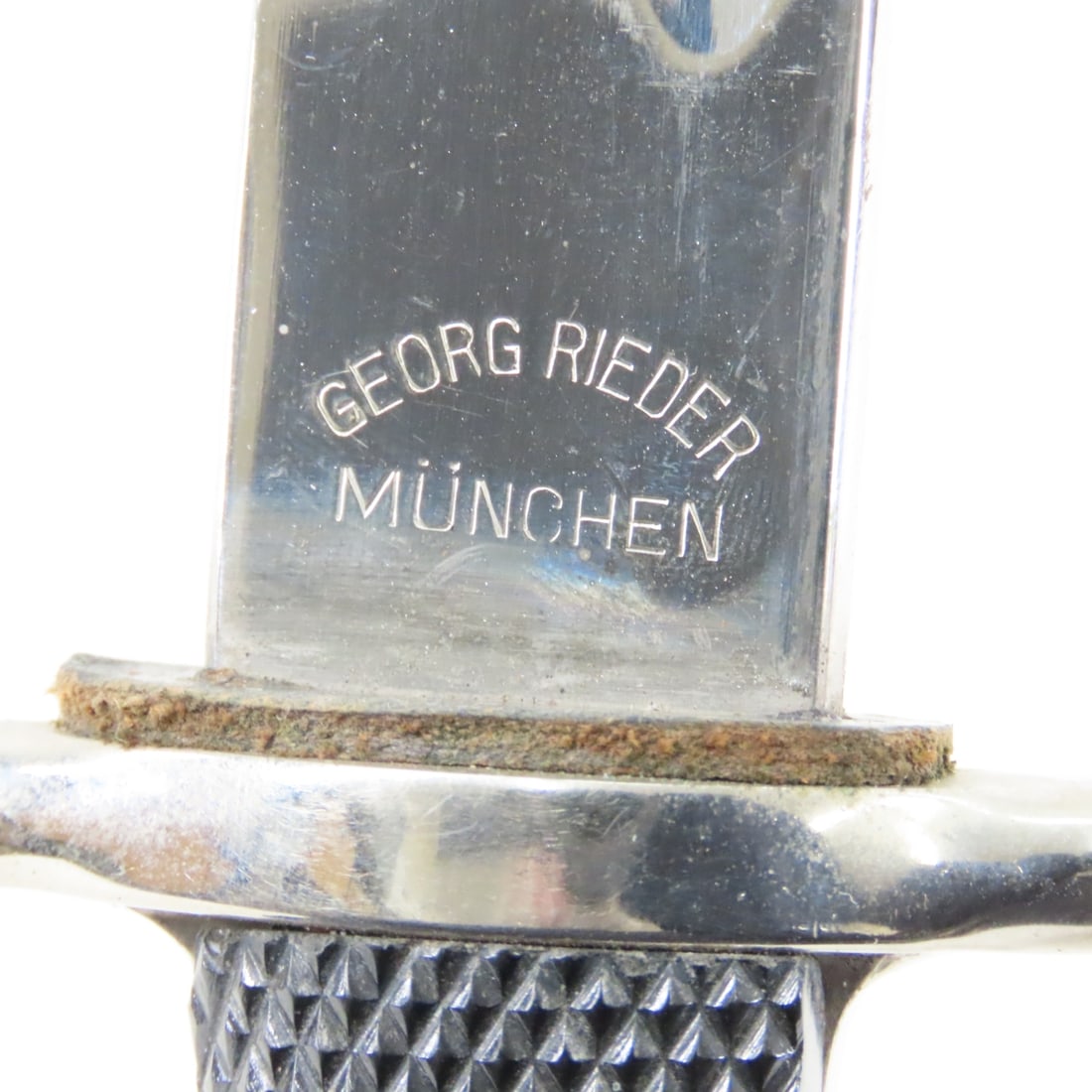 1930s German Fireman's Dress Bayonet & Scabbard - 10