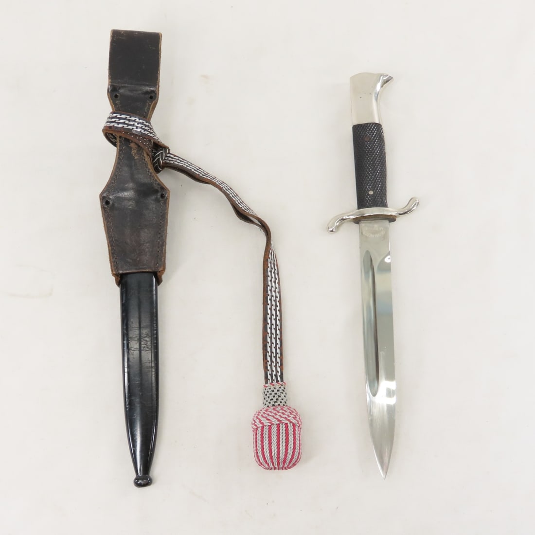 1930s German Fireman's Dress Bayonet & Scabbard - 3