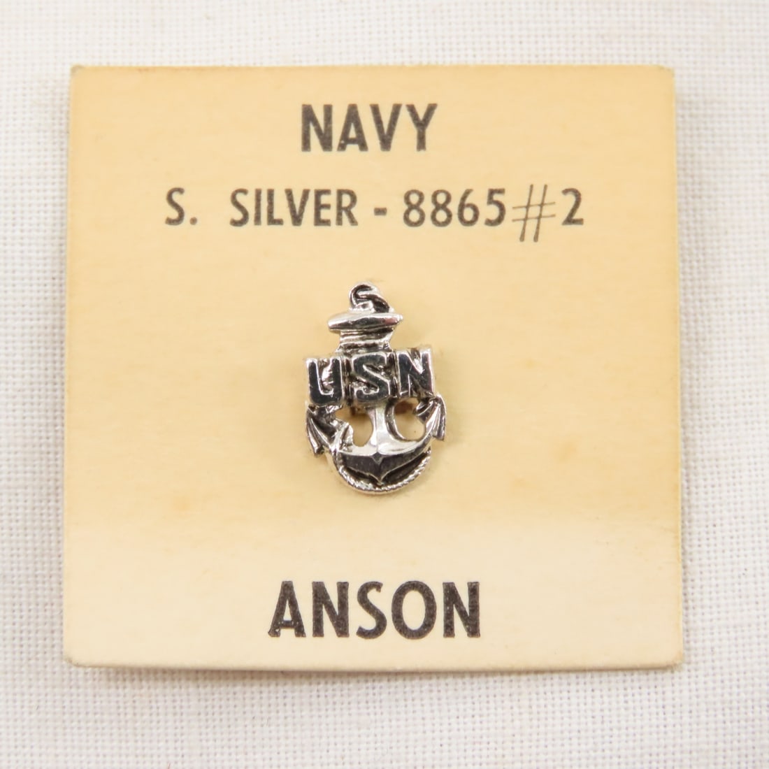 US Navy Sterling Silver Cap Badges & Pins- 3 OZ - 7