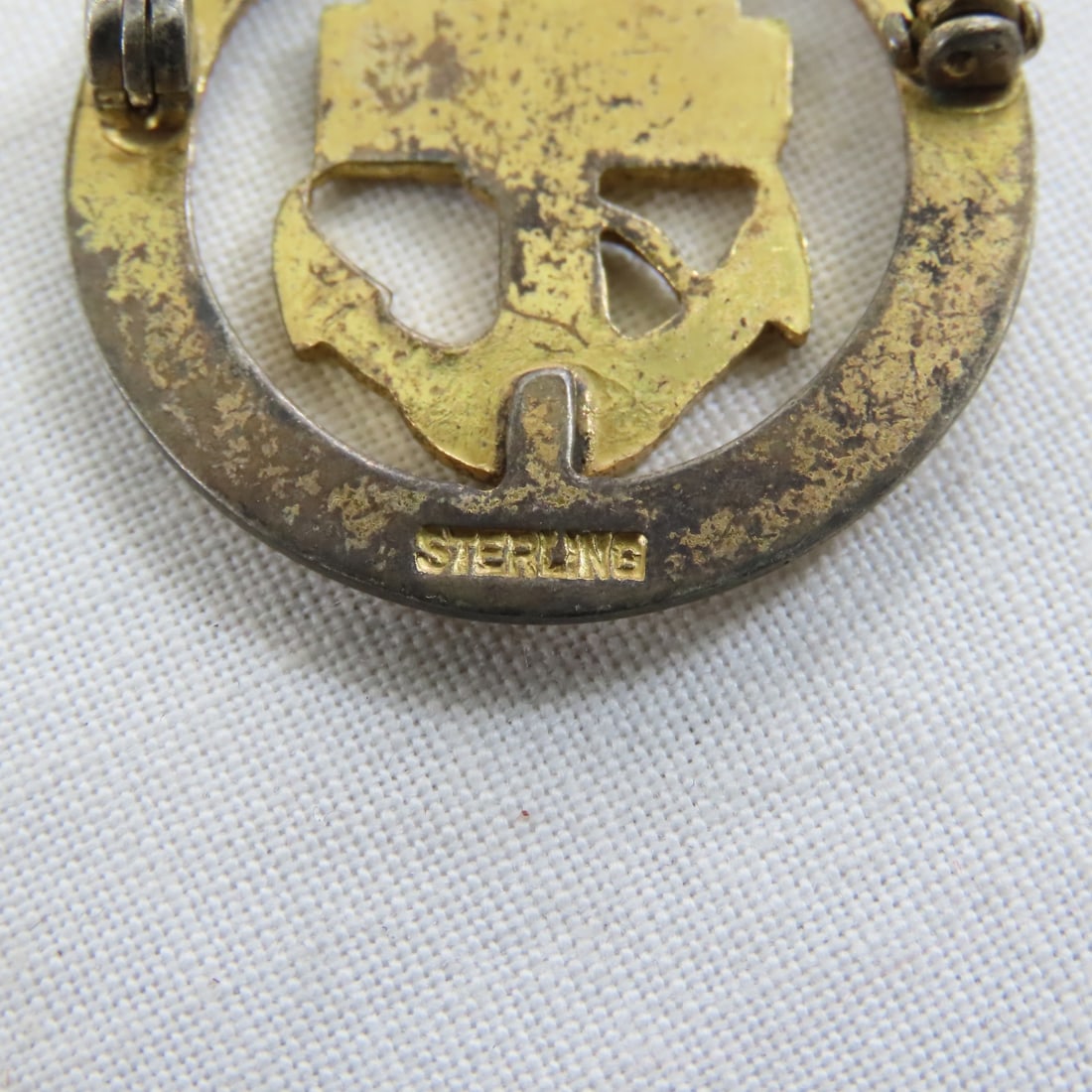 US Navy Sterling Silver Cap Badges & Pins- 3 OZ - 16