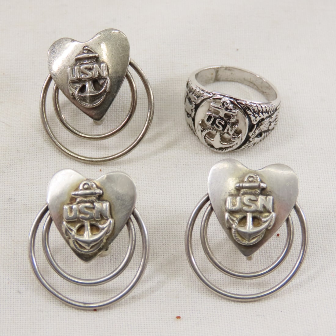 US Navy Sterling Silver Sweetheart Jewelry- 2 OZ - 9