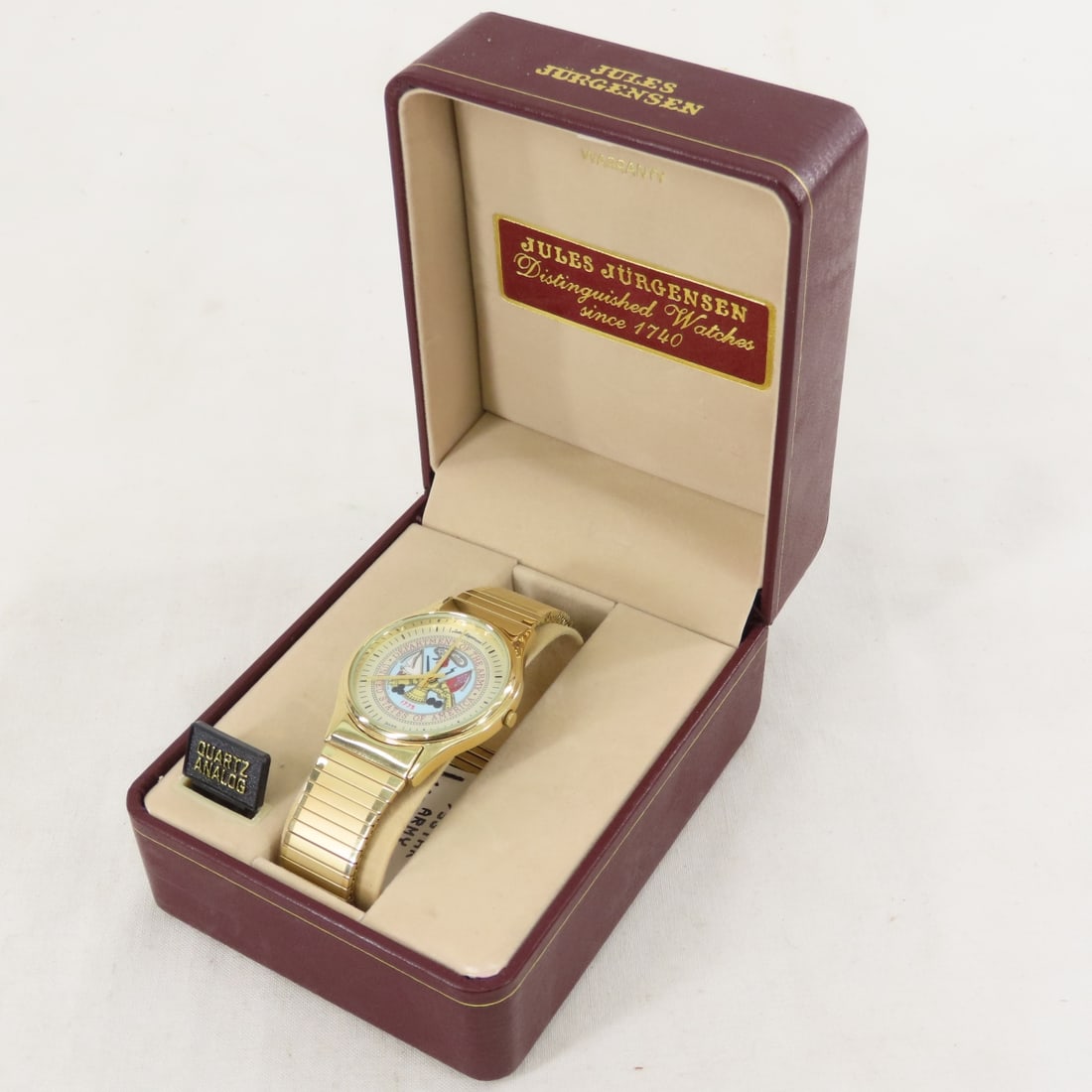 Jule Jurgensen Quartz Department of the Army Watch - 6
