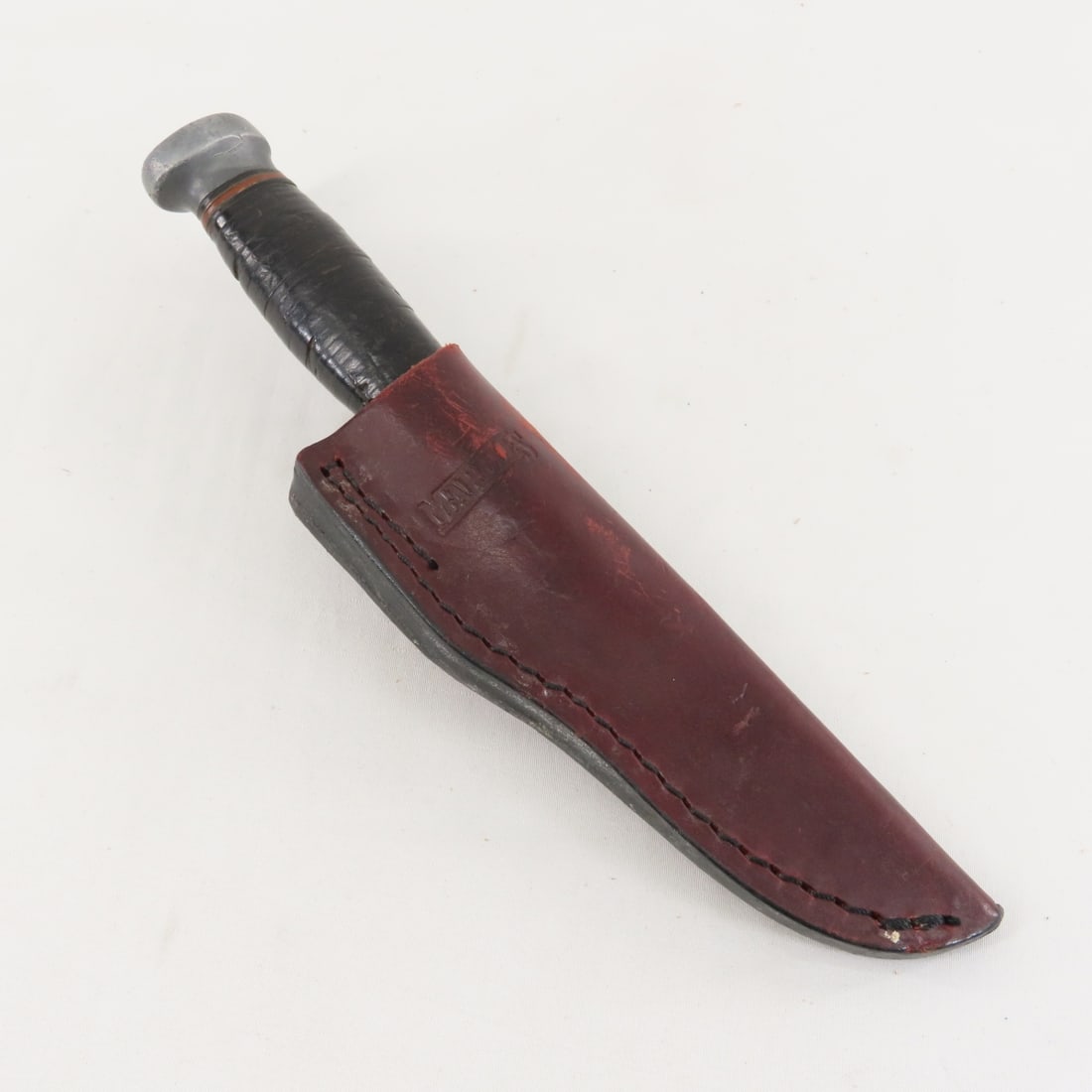 2 Vintage Marbles Fixed Blade Knives - 13