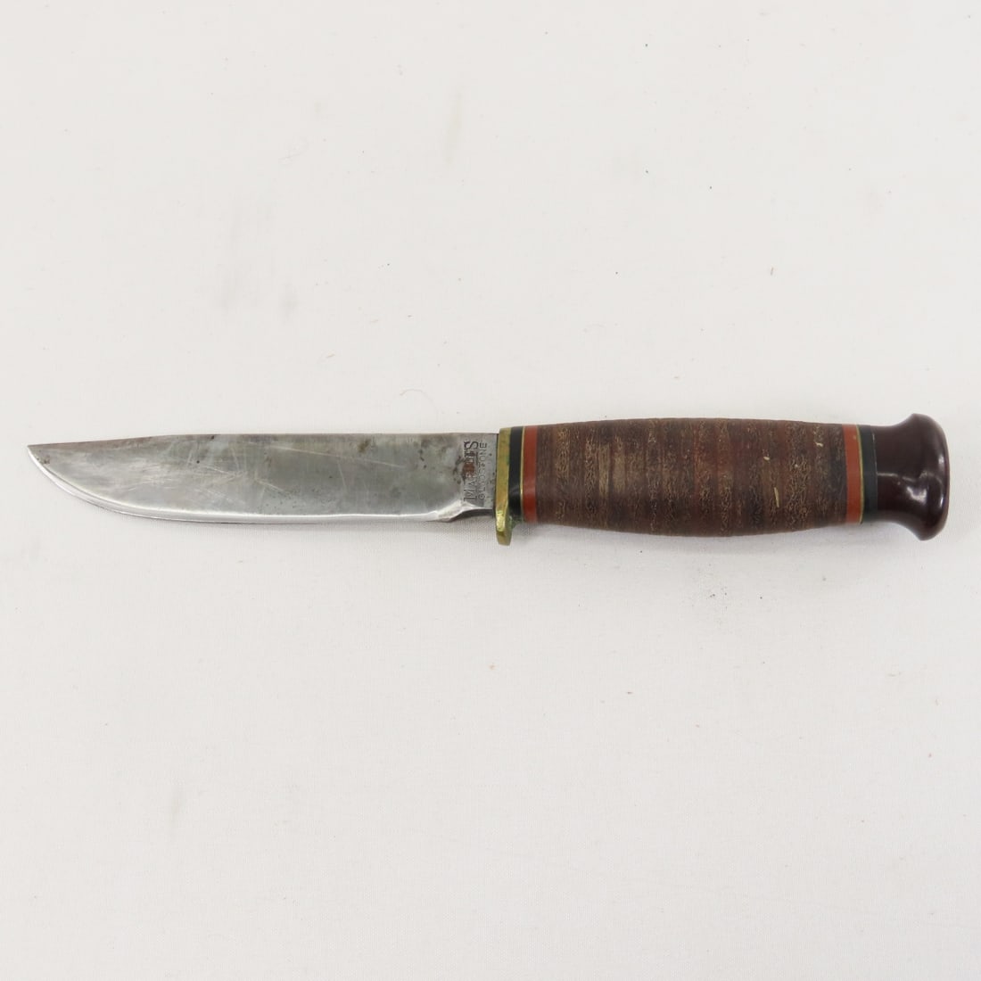 2 Vintage Marbles Fixed Blade Knives - 17