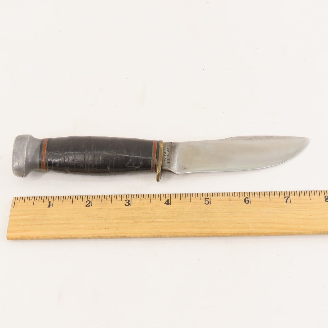 2 Vintage Marbles Fixed Blade Knives - 4