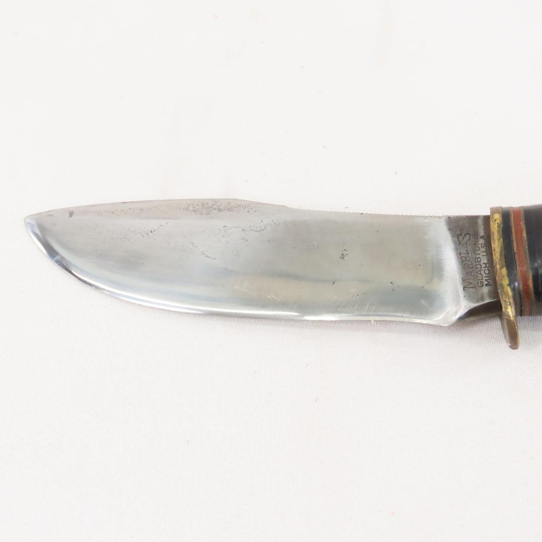 2 Vintage Marbles Fixed Blade Knives - 8