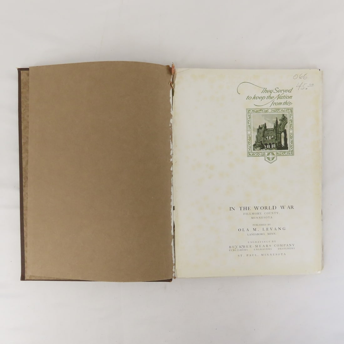 Filmore County In The World War 1917, 1918, 1919 - 5