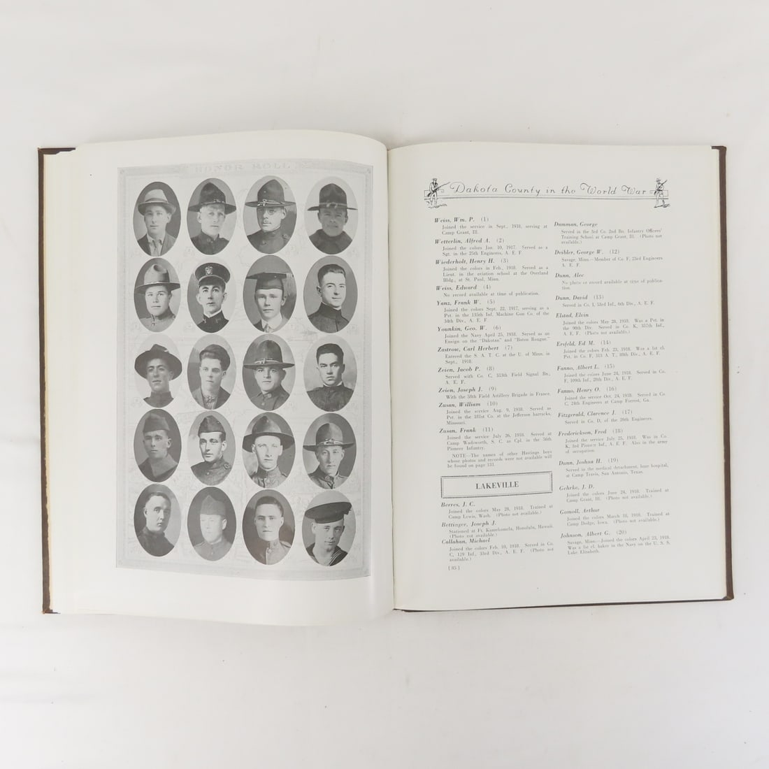 Dakota County In The World War Hardcover Book - 11