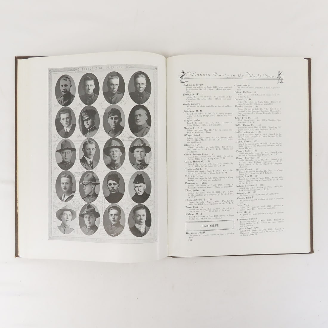Dakota County In The World War Hardcover Book - 12