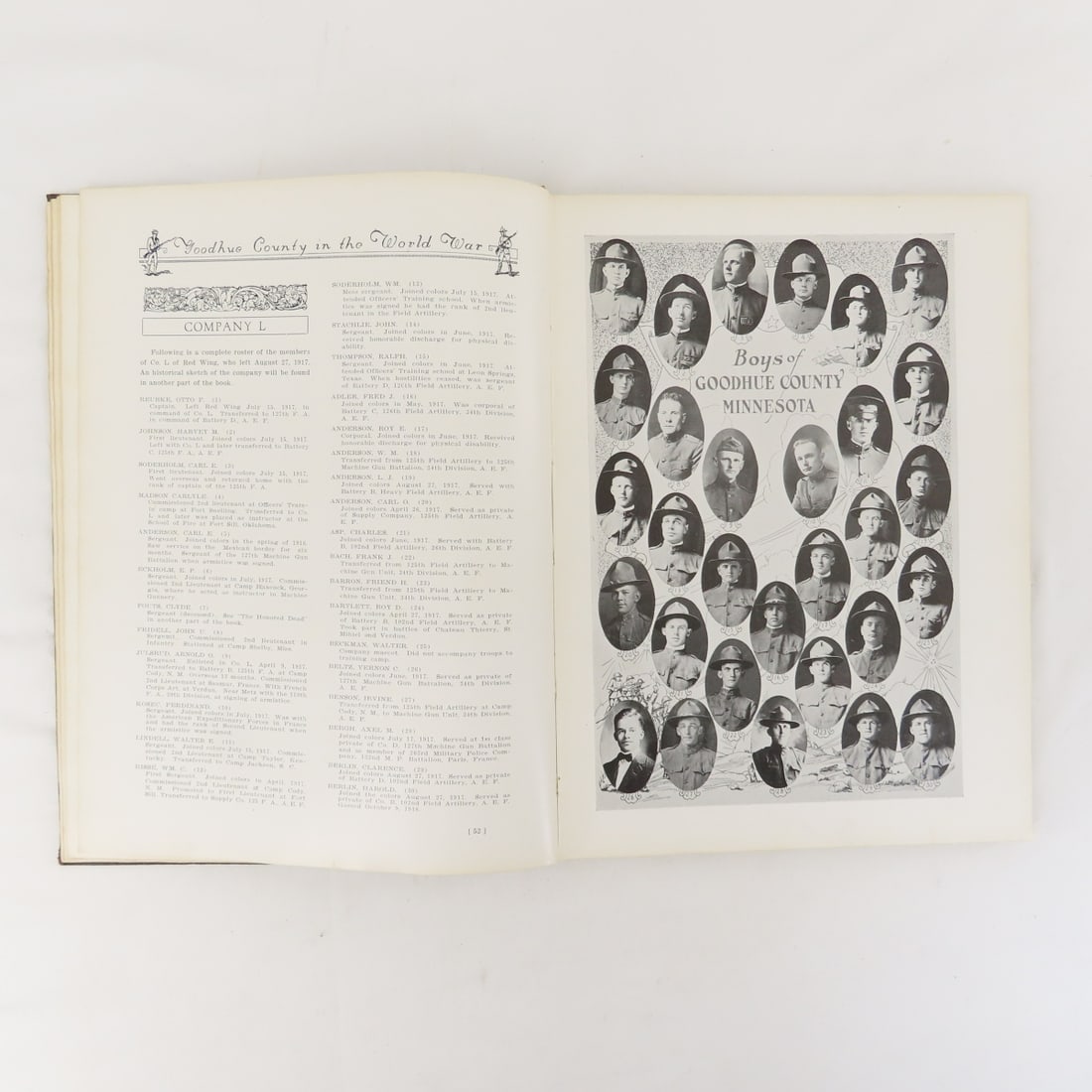 Goodhue County In The World War Hardcover Book - 11