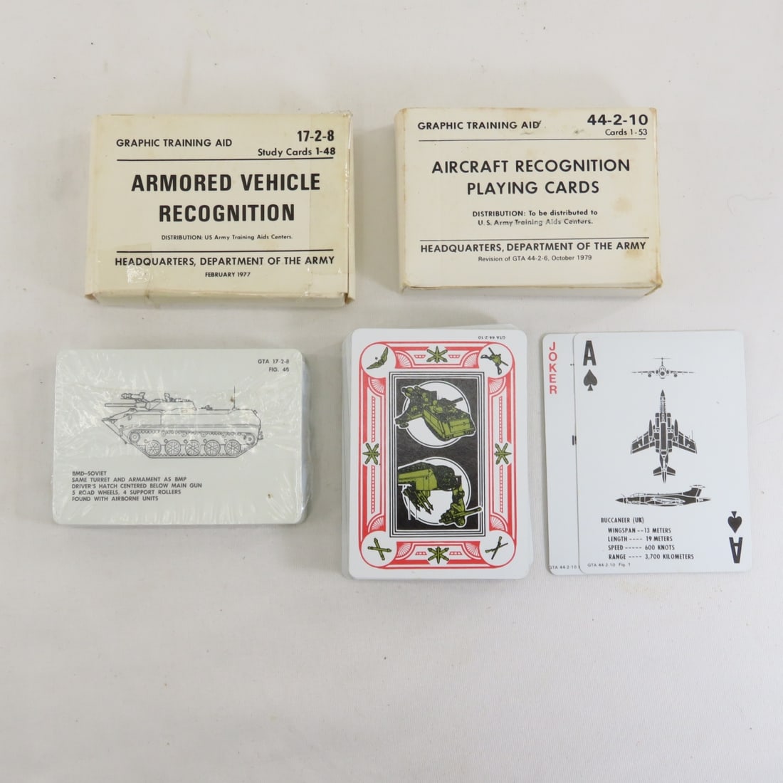 US Military Recognition Cards, Soap Containers - 12