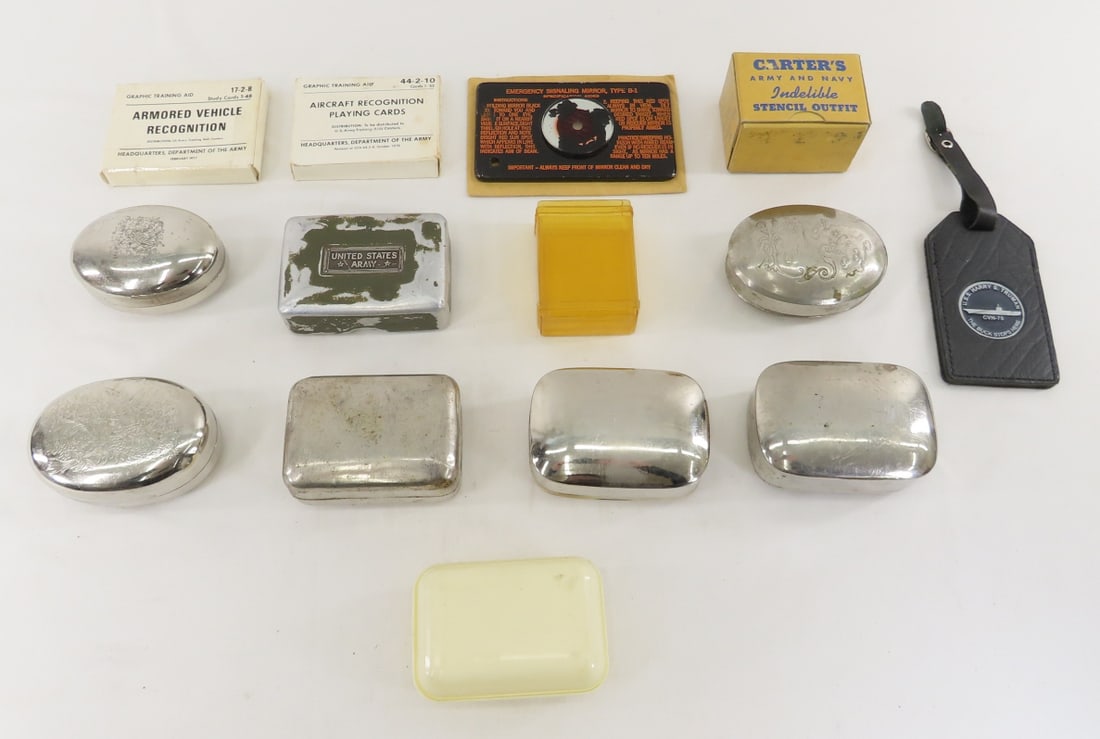 US Military Recognition Cards, Soap Containers (1 of 14)