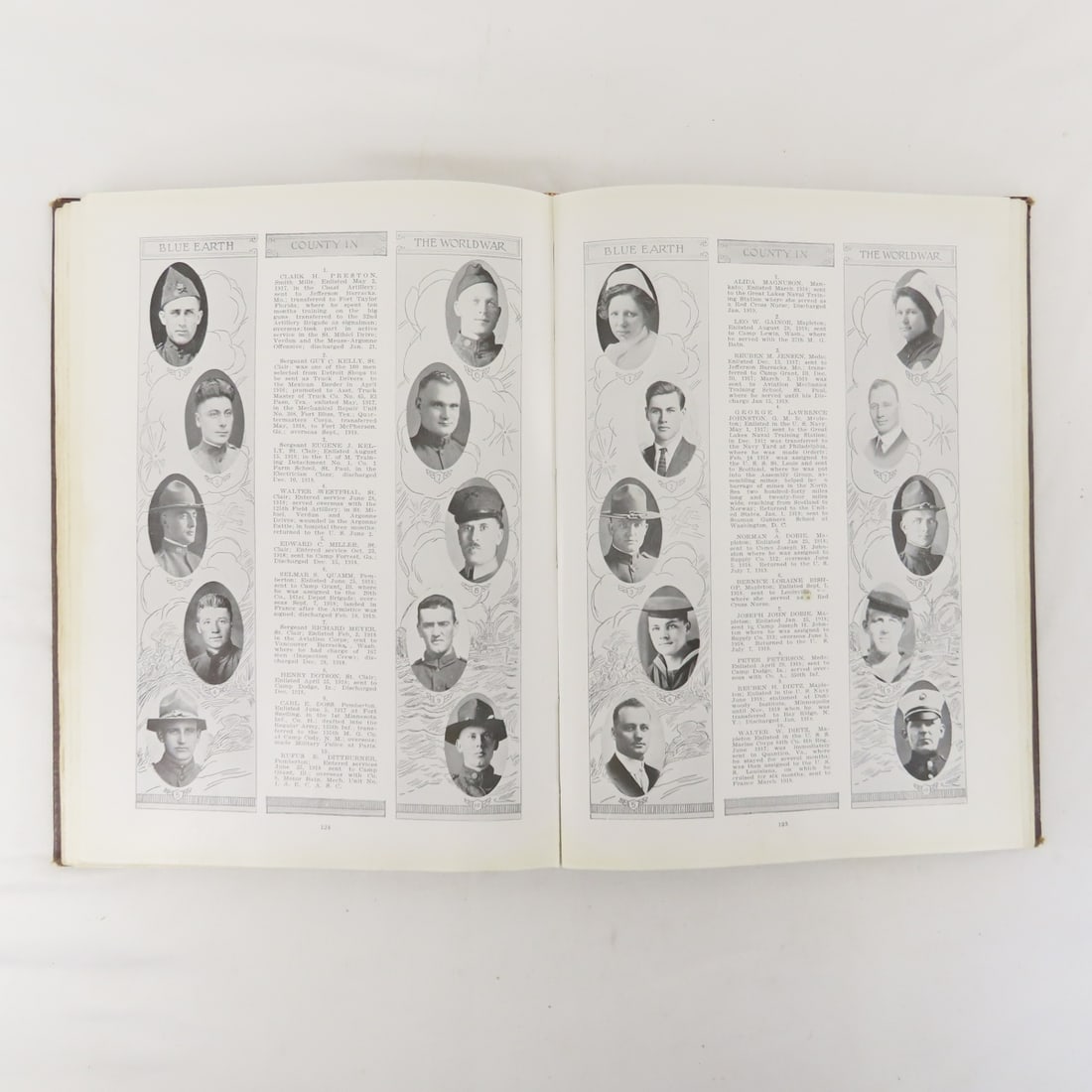 Blue Earth County In The World War Hardcover Book - 11