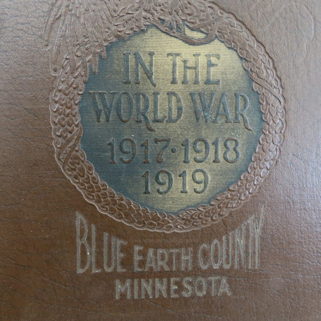 Blue Earth County In The World War Hardcover Book - 2