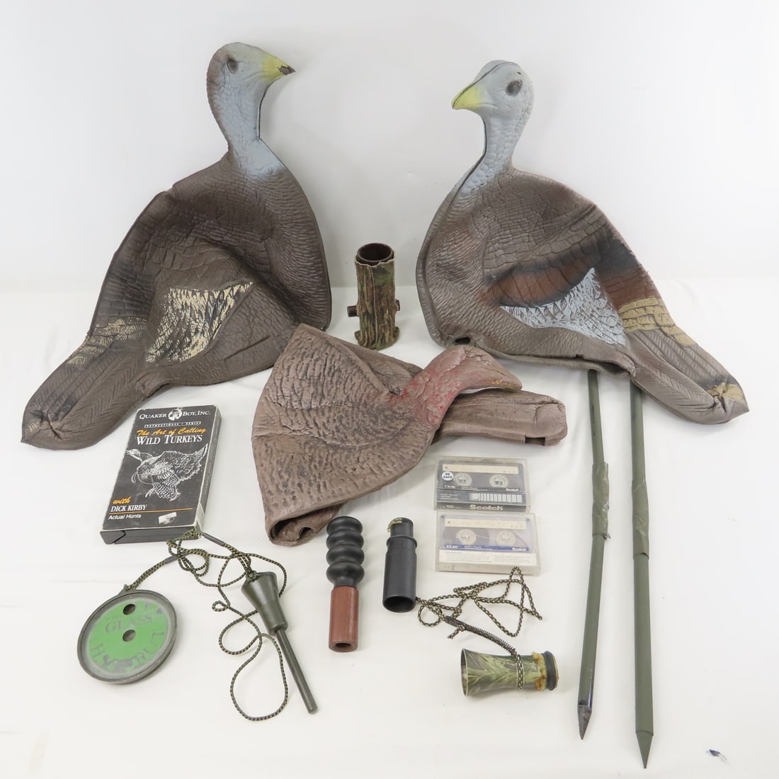 Turkey Hunting Calls, Video, Foam Decoys & more: Turkey Hunting Calls, Video, Foam Decoys & more - Lot Size 16x14x10" 4 LB All information and photos are intended to be as accurate as possible, but errors are possible. No item may be returned or