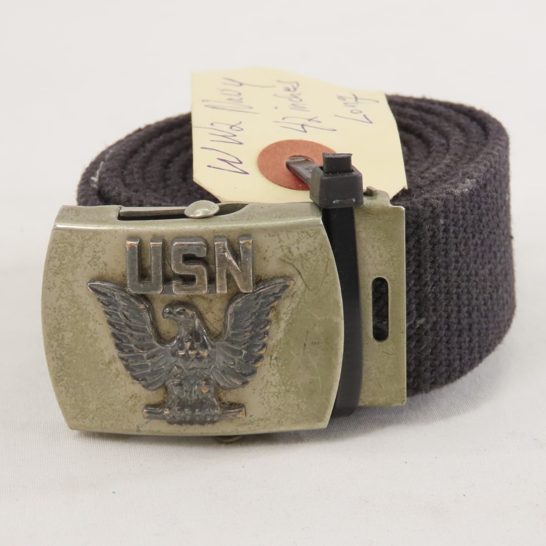 WWII US Military Belts & Buckles Navy, Coast Guard - 6