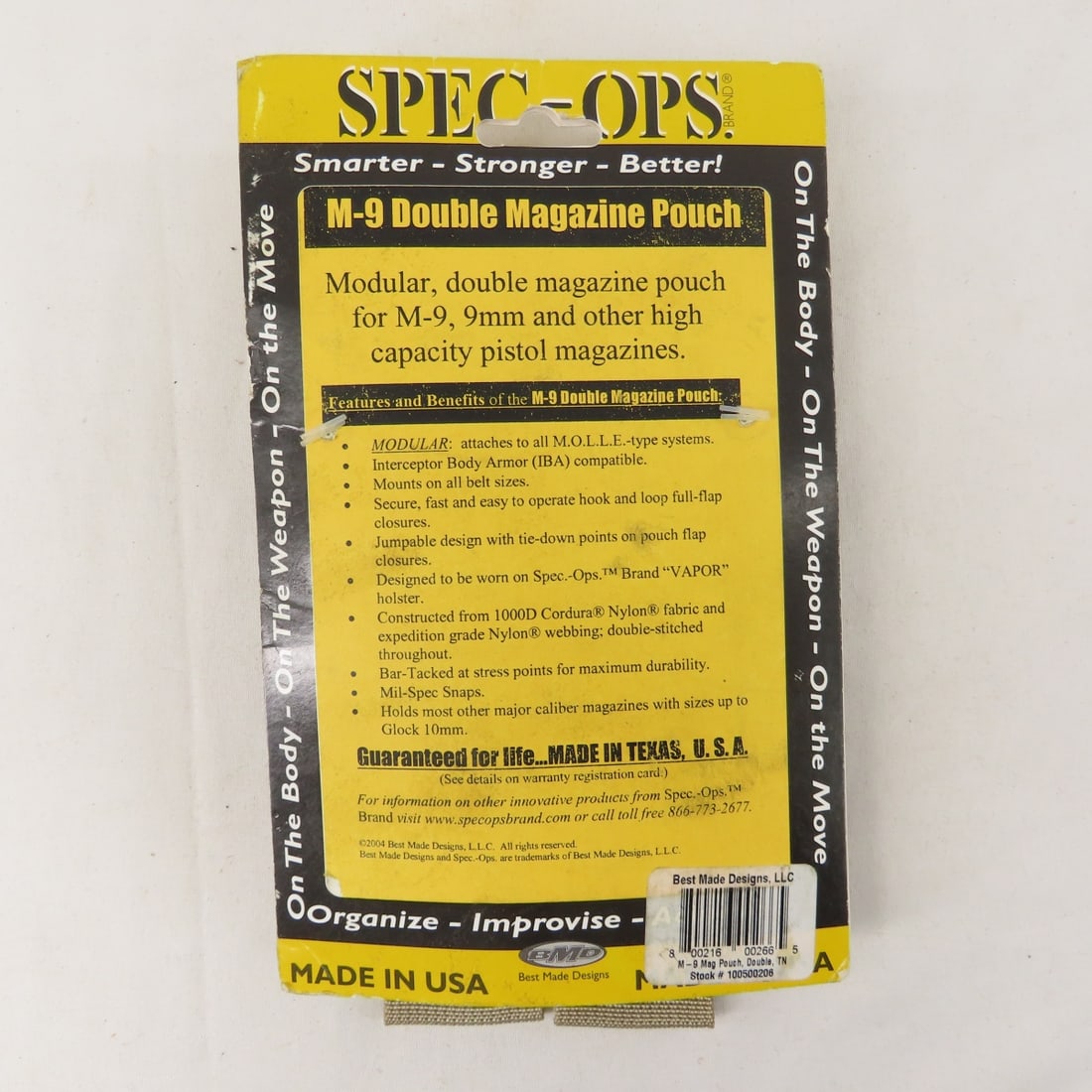 Spec.-Ops. M9 pistol double magazine pouch- New - 2