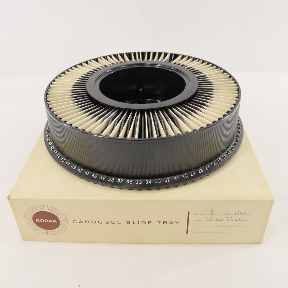 Kodak Carousel slide trays of vintage slides - 2